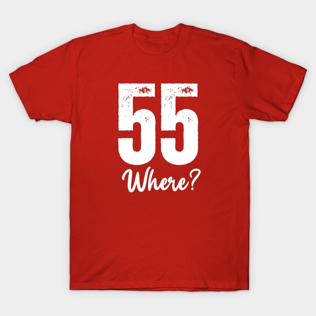 Happy 55th Birthday T-Shirt by Queen of the Minivan